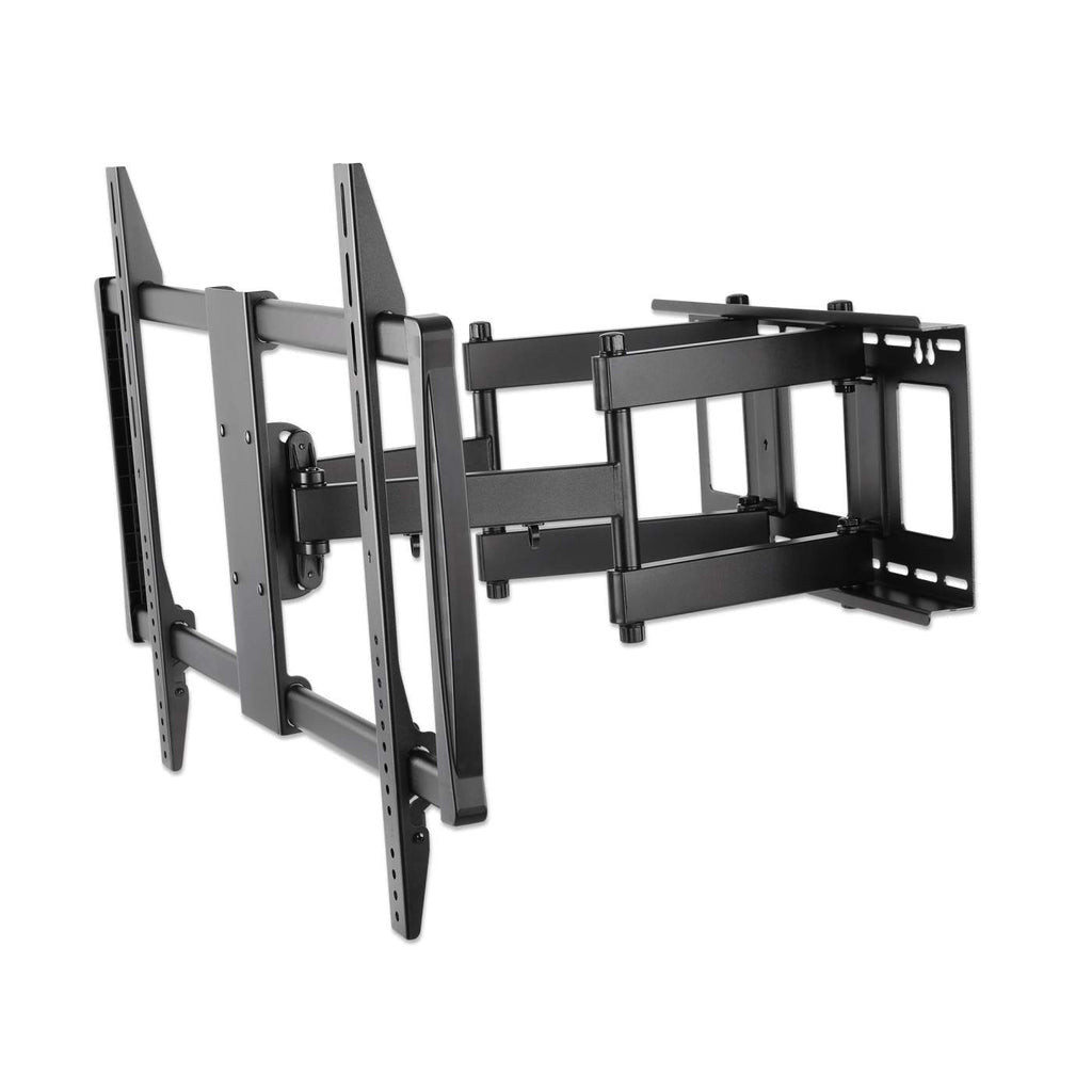 Manhattan Wall Mount for TV & Monitors (Full Motion), For screens 37" to 100", VESA compatibility: all between 200x200mm to 900x600mm - check the dimensions of the four mounting holes on back of screen to ensure it fits, Max 80kg, Black, Bracket, Lifetime