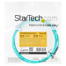 StarTech.com 3m (10ft) LC/UPC to LC/UPC OM4 Multimode Fiber Optic Cable, 50/125µm LOMMF/VCSEL Zipcord Fiber, 100G, Low Insertion Loss - LSZH Fiber Jumper Cord