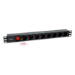Equip 8-Outlet German Power Distribution Unit with IEC C14 plug