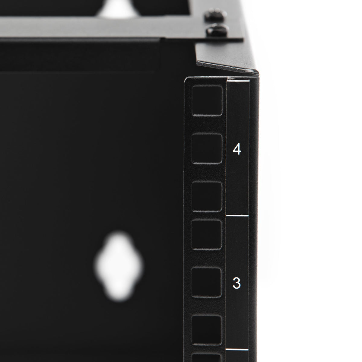 StarTech.com 4U Wall Mount Network Rack - 14 Inch Deep (Low Profile) - 19" Patch Panel Bracket for Shallow Server and IT Equipment, Network Switches - 44lbs/20kg Weight Capacity, Black