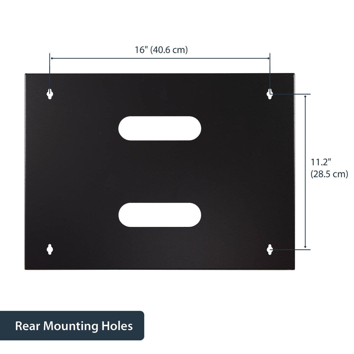 StarTech.com 8U Wall Mount Network Rack - 14 Inch Deep (Low Profile) - 19" Patch Panel Bracket for Shallow Server and IT Equipment, Network Switches - 80lbs/36kg Weight Capacity, Black - TAA