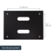 StarTech.com 8U Wall Mount Network Rack - 14 Inch Deep (Low Profile) - 19" Patch Panel Bracket for Shallow Server and IT Equipment, Network Switches - 80lbs/36kg Weight Capacity, Black - TAA