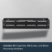 StarTech.com 2U Hinged Wall Mount Patch Panel Bracket - 6 inch Deep - 19" Patch Panel Swing Rack for Shallow Network Equipment- 22lbs