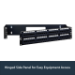 StarTech.com 2U Hinged Wall Mount Patch Panel Bracket - 6 inch Deep - 19" Patch Panel Swing Rack for Shallow Network Equipment- 22lbs