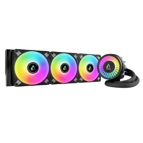 Arctic Liquid Freezer III A-RGB 360mm Liquid CPU Cooler, P12 PWM PST ARGB Fans & ARGB PWM Controlled Pump, Black