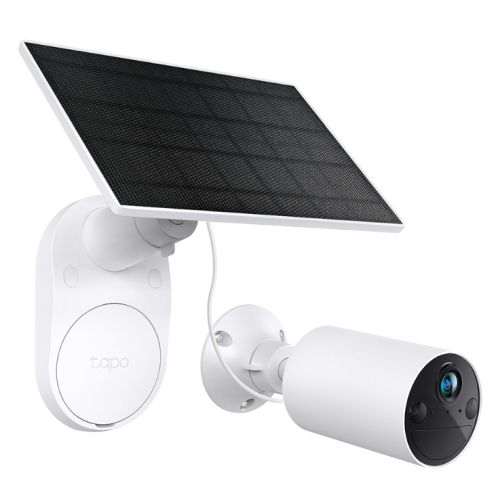 TP-LINK (TAPO C410 KIT) Smart Wire-Free 2K Outdoor Security Camera & Solar Panel, 6400mAh Battery, Colour Night Vision, AI Detection, Alarms, 2-Way Audio, No Hub Required