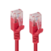 Microconnect V-UTP6A005R-SLIM networking cable Red 0.5 m Cat6a U/UTP (UTP)