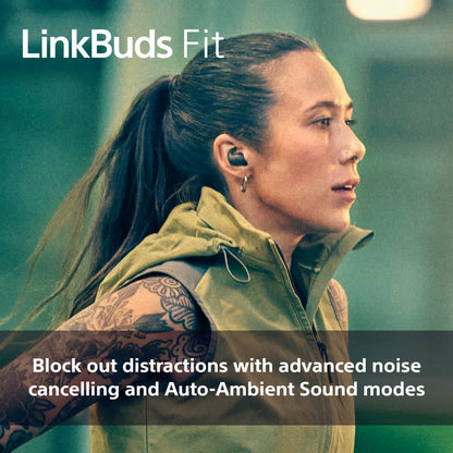 Sony LinkBuds Fit WFLS910NV headphones/headset Wireless In-ear Calls/Music Bluetooth Violet