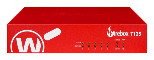 WatchGuard Firebox T125 hardware firewall 1U 0.51 Gbit/s