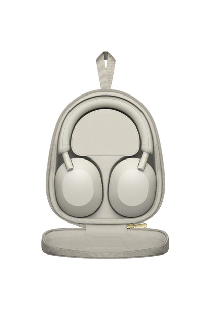 Sony WH-1000XM5 Noise Cancelling Wireless Headphones, 30 hours battery life, Overhead Bluetooth Headphones, Optimised for Alexa and Google Assistant, IOS and Android with Built-In Mic, in Silver