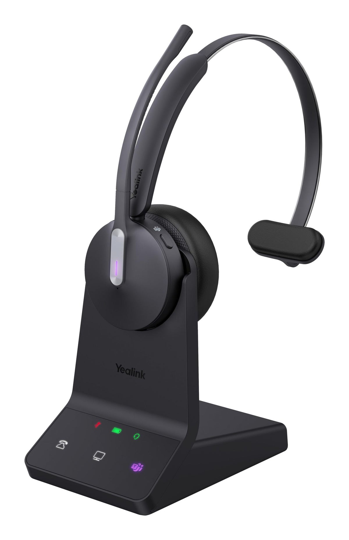 Yealink Wh64 Mono Teams Headset Wireless Head-Band Office/Call Center Micro-Usb Bluetooth Black