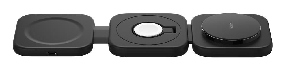 Belkin Boostcharge Pro Headphones, Smartphone, Smartwatch Black Usb Wireless Charging Fast Charging Indoor
