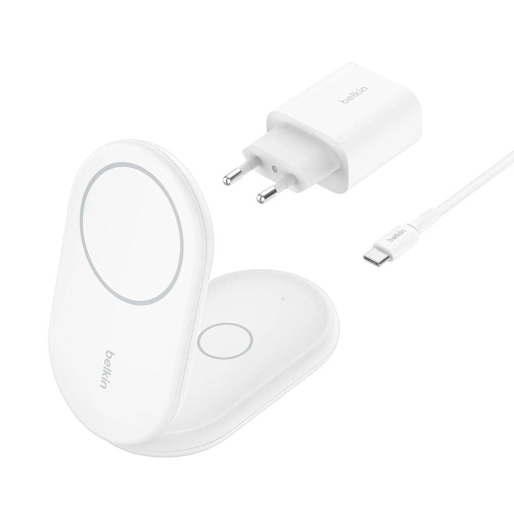 Belkin Boostcharge Headphones, Smartphone White Usb Wireless Charging Fast Charging Indoor