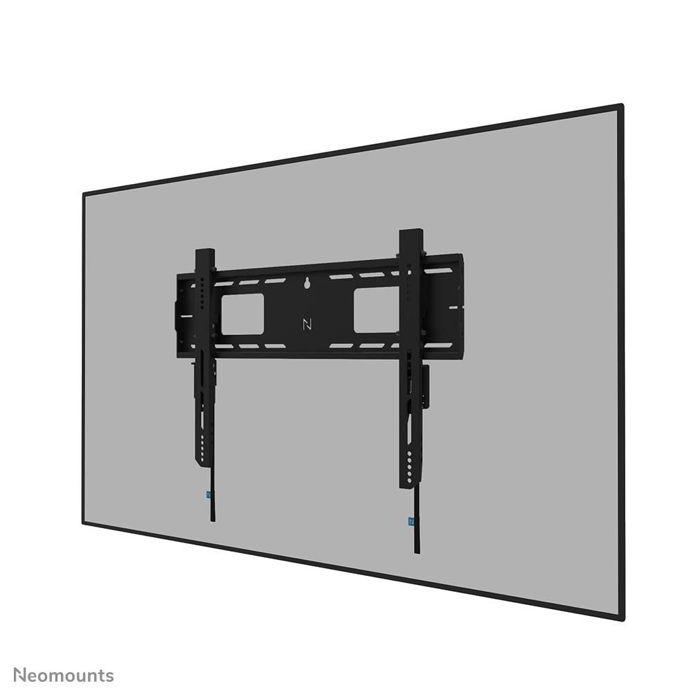Neomounts WL30-750BL16, Fixed Heavy Duty Wall Mount, 42-86" Screen, Max 125kg, VESA 100x100-600x400, D:4,2cm, Level adjustment, Lockable