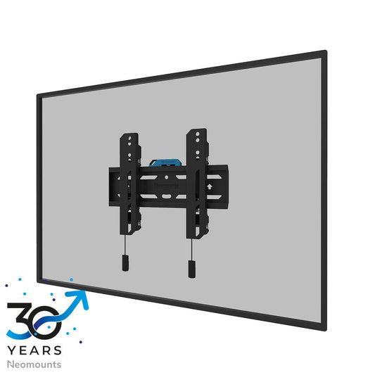 Neomounts WL30S-850BL12, Fixed TV Mount Wall, 24-65", Max 40 kg, VESA 50x50-200x200, D:3,3cm, Level Adjustment, Lockable (Incl. Security Screw, Excl.