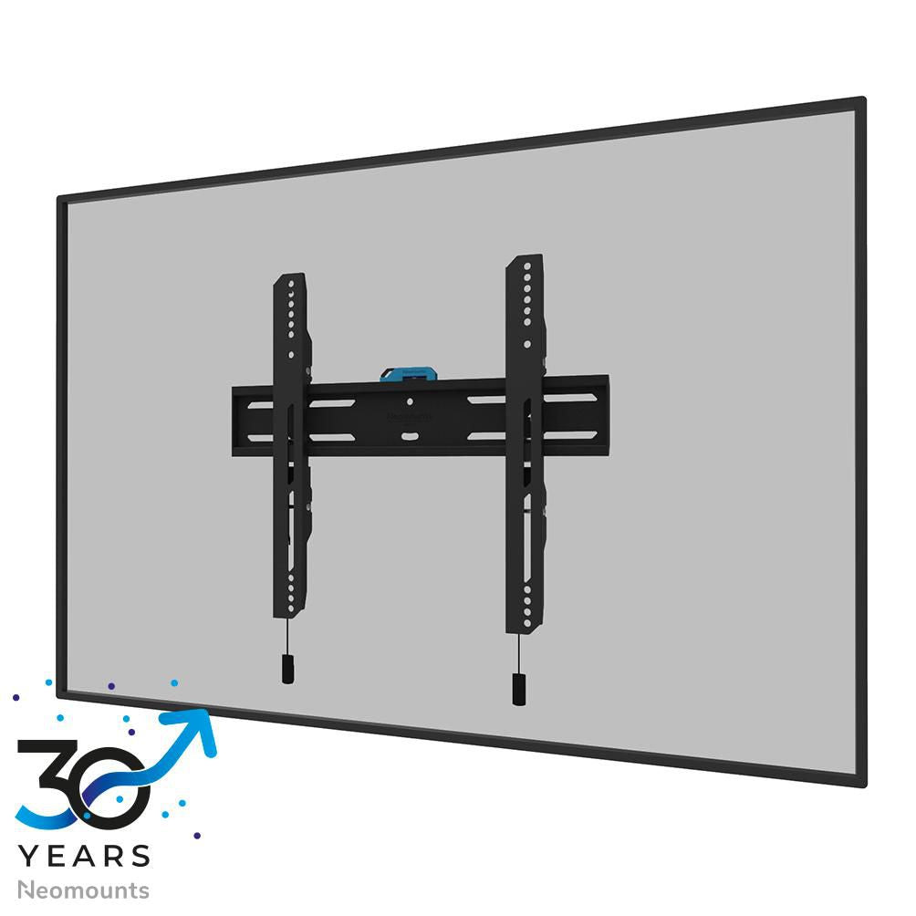 Neomounts WL30S-850BL14, Fixed TV Mount Wall, 32-75", Max 50 kg, VESA 100x100-400x400, D:3,3cm, Level Adjustment, Lockable (Incl. Security Screw,