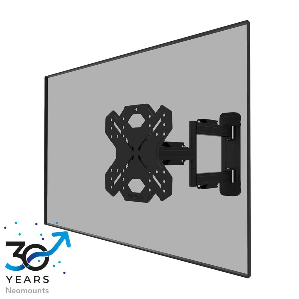 Neomounts WL40S-850BL12, Full Motion TV Mount Wall, 32-55", Max 40 kg, VESA 100x100-200x200, D:4,7-55,5cm, Level Adjustment, Rapid Install-model