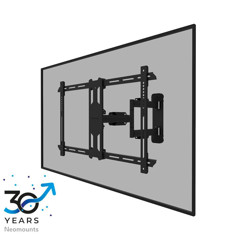 Neomounts WL40S-850BL16, Full Motion TV Mount Wall, 40-70", Max 45 kg, VESA 200x100-600x400, D:4,7-55,5cm, Level Adjustment, Rapid Install-model