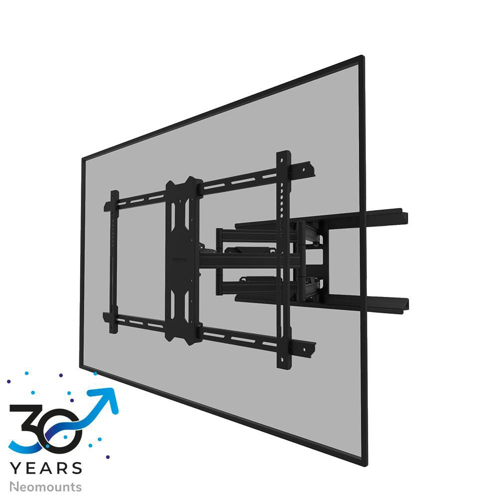 Neomounts WL40S-850BL18, Full Motion Display Mount Wall, 43-86", Max 60 kg, VESA 200x100-800x400, D:5-61 cm, Level adjustment, Rapid