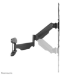 Neomounts WL70-550BL14 Monitor/TV mount wall 40-55" - gas spring - full motion
