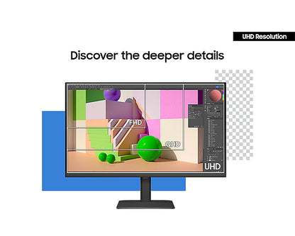 Samsung LS27D800UAU computer monitor 68.6 cm (27") 3840 x 2160 pixels 4K Ultra HD Black