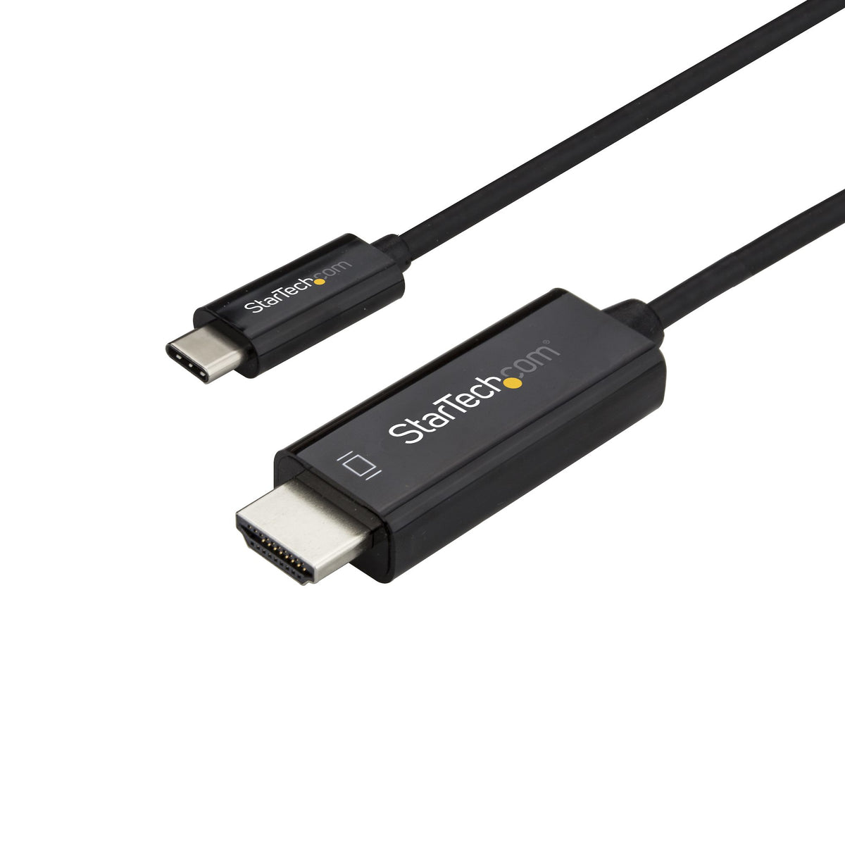StarTech.com 3ft (1m) USB C to HDMI Cable - 4K 60Hz USB Type C to HDMI 2.0 Video Adapter Cable - Thunderbolt Compatible - Laptop to HDMI Monitor/Display - DP 1.2 Alt Mode HBR2 - Black