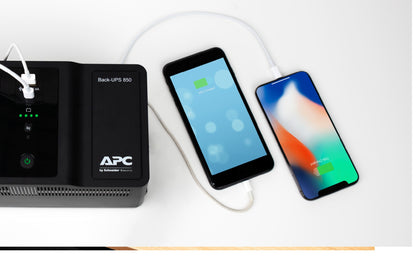 APC Back-UPS BE850G2-GR - Emergency power supply 8x socket, 850VA, 2 USB chargers, 1 USB data port