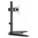 Manhattan Desk Mount for TV & Monitors, Stand Assembly, Tilt/Swivel/Rotation, For screens 10" to 27", VESA compatibility: 75x75 and 100x100mm - check the dimensions of the four mounting holes on back of screen to ensure it fits, Max 7kg, Black, Bracket