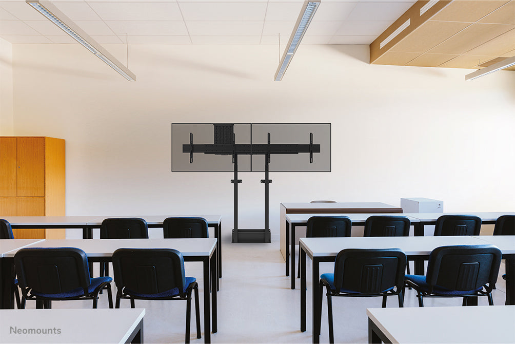 Neomounts WL55-875BL1 Floor-to-wall mount 55-100" - motorised - TÜV