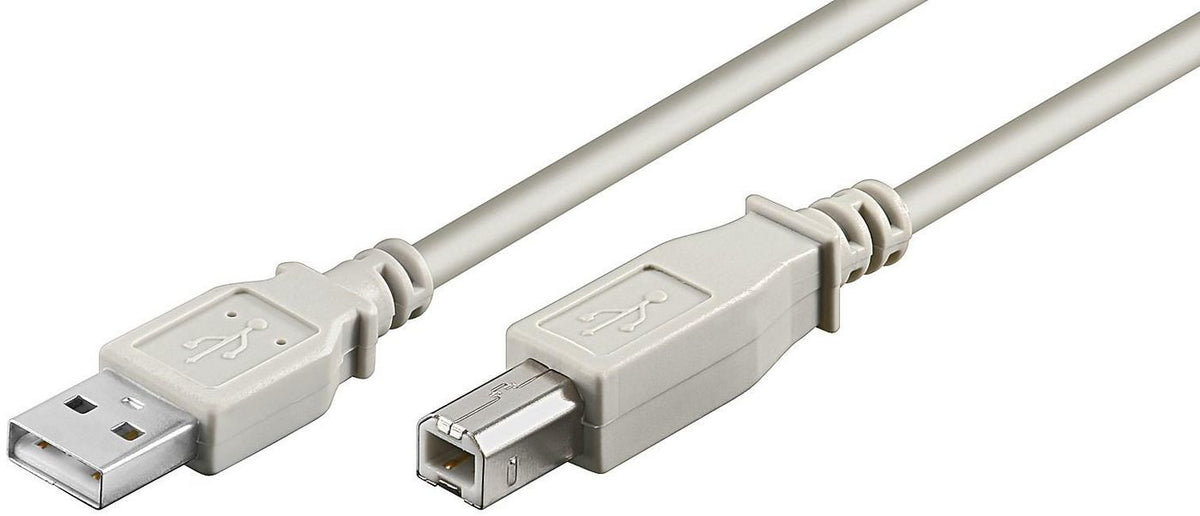 Microconnect USBAB1 USB cable USB 2.0 1 m USB A USB B Grey