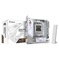 Gigabyte X870I AORUS PRO ICE AMD AM5 Socket Motherboard, Mini-ITX, 2x DDR5 Slots, 2x M.2 Sockets, Fitted I/O Shield, 2.5GbE LAN, Wi-Fi 7, 1x HDMI Port / 1x USB-C (USB4)