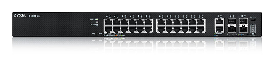 Zyxel XGS2220-30 Managed L3 Gigabit Ethernet (10/100/1000) Black