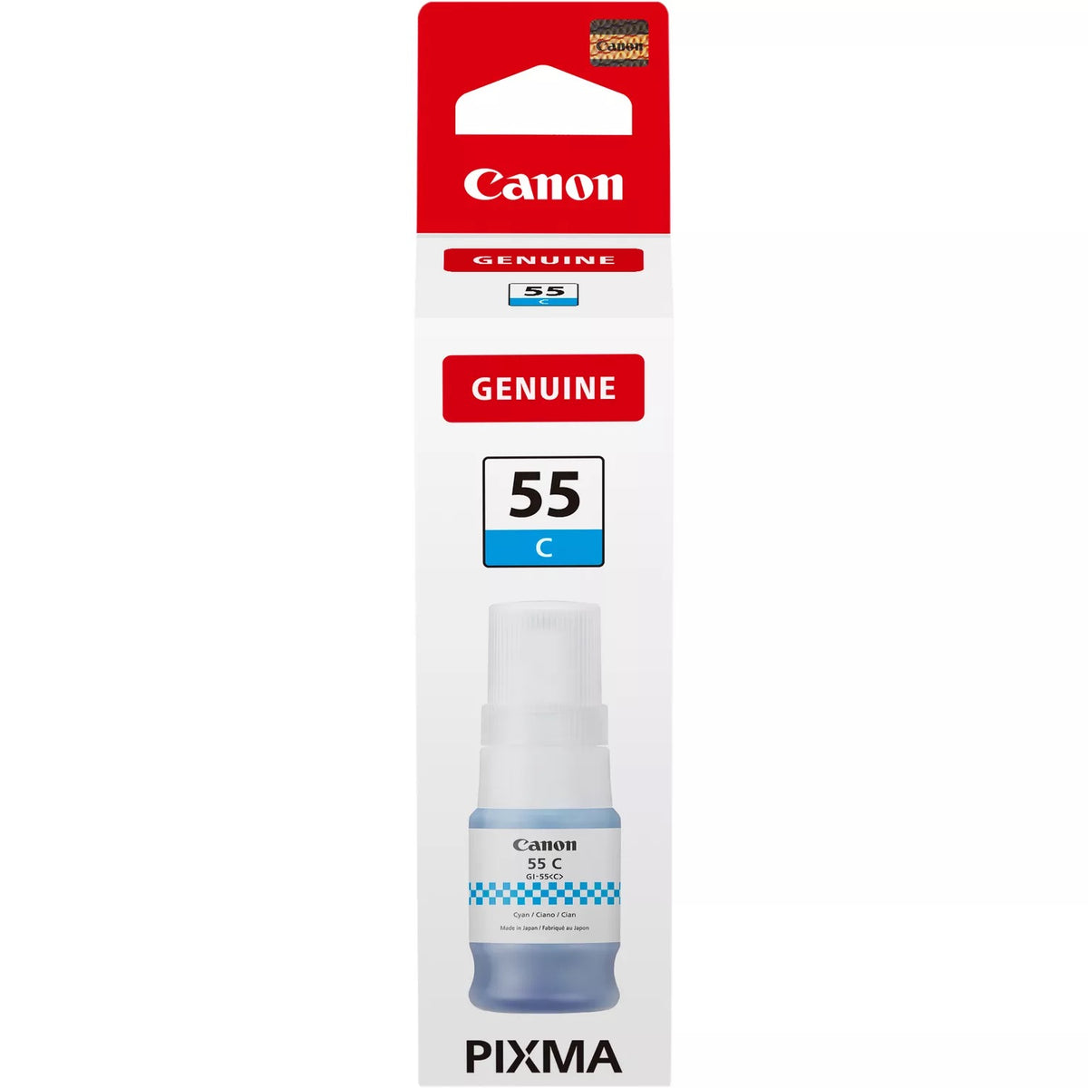 Canon 6289C001/GI-55C Ink bottle cyan, 3K pages ISO/IEC 19752 40ml for Canon Maxify GX 1050