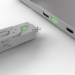 Lindy USB Port Blocker - Pack of 4 Colour Code: Green