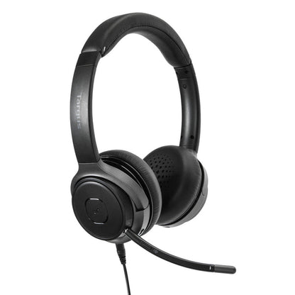 Targus AEH104GL headphones/headset Wired & Wireless Head-band Calls/Music USB Type-C Bluetooth Black