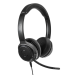 Targus AEH104GL headphones/headset Wired & Wireless Head-band Calls/Music USB Type-C Bluetooth Black
