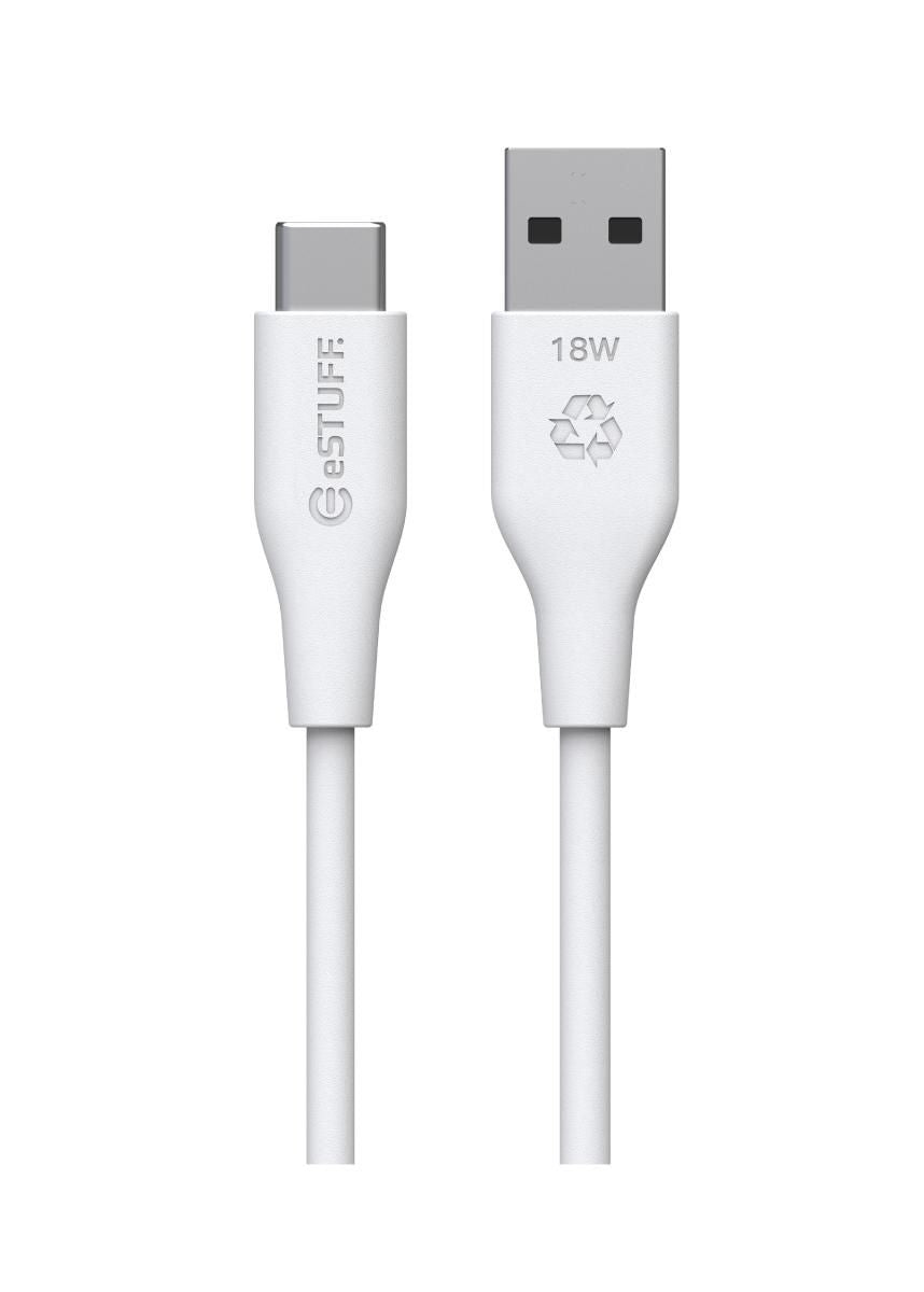 eSTUFF ES605170-BULK USB cable USB 2.0 1 m USB C USB A 60 W White