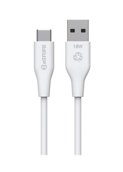 eSTUFF ES605170-BULK USB cable USB 2.0 1 m USB C USB A 60 W White