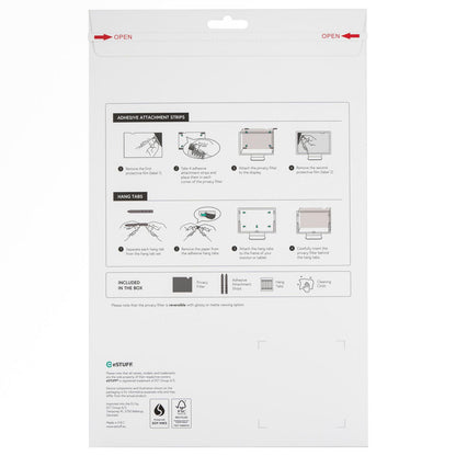 eSTUFF GLBB14304190 display privacy filter 35.8 cm (14.1") Laptop Frameless display privacy filter