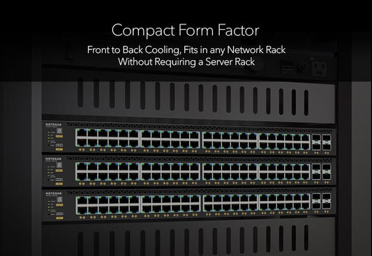NETGEAR XSM4340FV Managed L3 1U Black