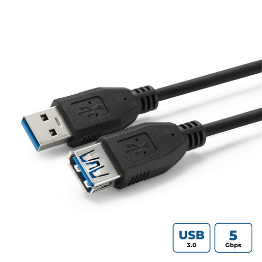 Microconnect USB3.0AAF3B USB cable USB 3.2 Gen 1 (3.1 Gen 1) 3 m USB A Black