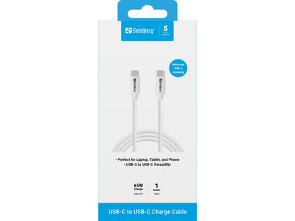 Sandberg USB-C Charge Cable 1M, 65W