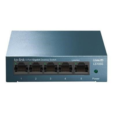 TP-LINK LiteWave LS105G 5-Port 10/100/1000Mbps Metal Gigabit Desktop Network Switch