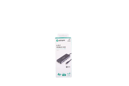 eSTUFF ES623013 laptop dock/port replicator Grey