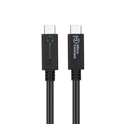 Microconnect ECO-USB3.2CC0.25 USB cable USB 3.2 Gen 2x2 0.25 m USB C Black