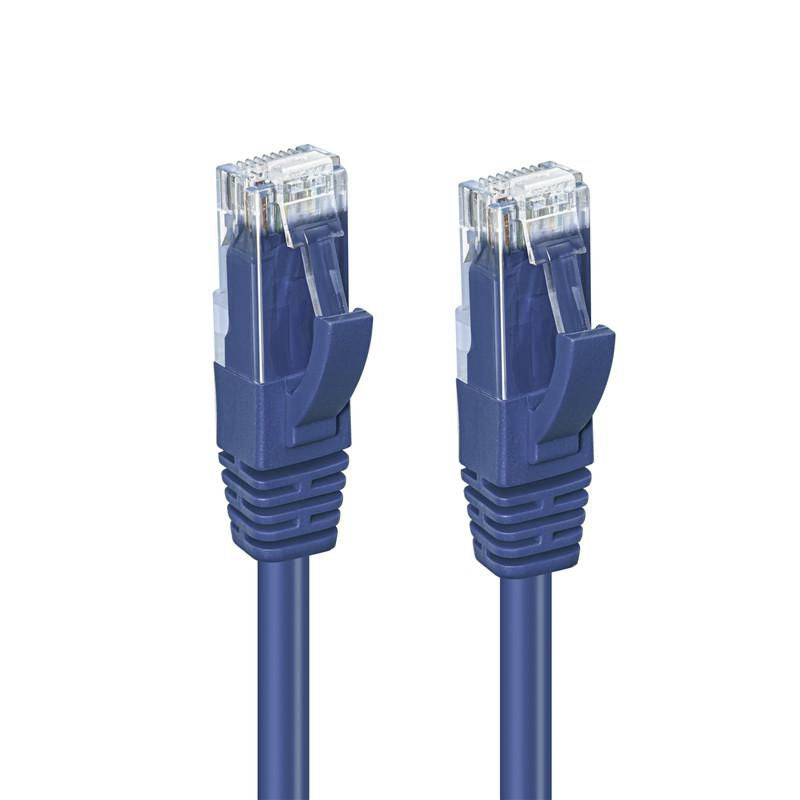 Microconnect MC-UTP6A01B networking cable Blue 1 m Cat6a U/UTP (UTP) Round