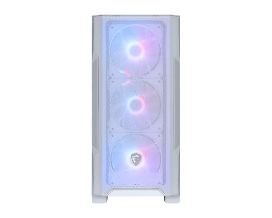MSI MAG Forge M100R Micro Tower Transparent, White