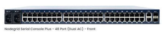 ZPE Systems Nodegrid Serial Plus - Core Edition. 48-port Cisco Rolled, 2-Core CPU, 4GB DDR4, 16GB SSD, 2 SFP, 2 GbE, 2 USB 3.0, 5G LTE