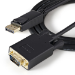 StarTech.com 3ft (91cm) DisplayPort to VGA Cable - Active DisplayPort to VGA Adapter Cable - 1080p Video - DP to VGA Monitor Cable - DP 1.2 to VGA Converter - Latching DP Connector