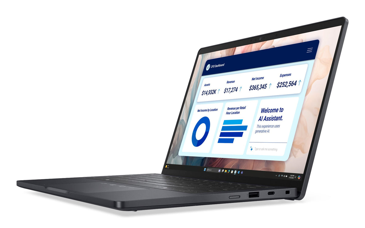DELL Pro 13 Premium PA13250 Copilot+ PC Intel Core Ultra 7 266V Laptop 33.8 cm (13.3") Full HD+ 16 GB LPDDR5x-SDRAM 512 GB SSD Wi-Fi 7 (802.11be) Windows 11 Pro Grey UK English